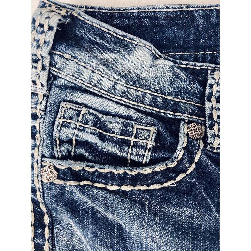 Silver Suki Capri Jeans Mid Rise Cropped Womens Size 29x22.5 - Picture 6 of 16